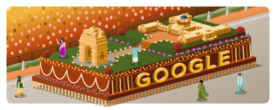 the replican day of india on google